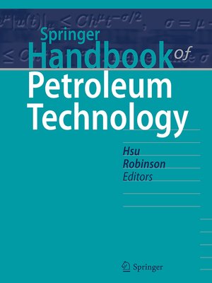 cover image of Springer Handbook of Petroleum Technology